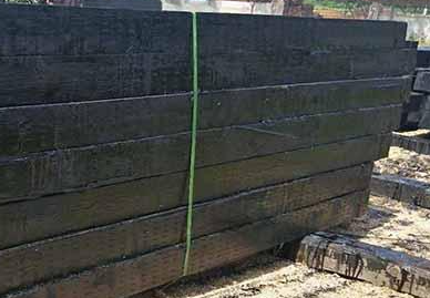 舊油浸枕木的再利用優勢